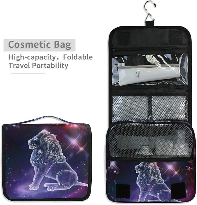 senya Hanging Travel Toiletry Bag Kit Makeup Case Cosmetics Organizer for Men Women