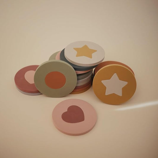 mushie Foam Bath Puzzle | 10 Pieces for Ages 3 Years+ | Floating Foam for Kids and Toddlers