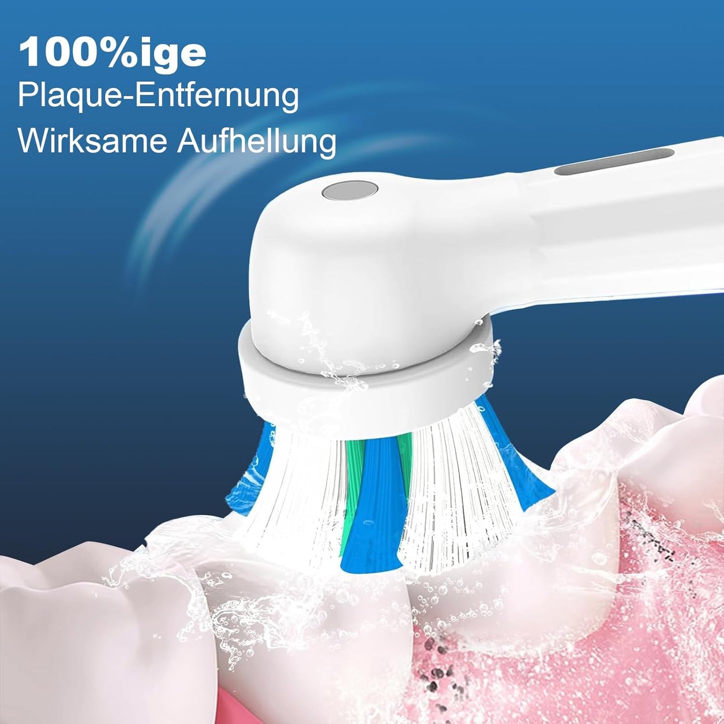 10 PCS IO Replacement Heads Compatible with Oral B IO 2/3/4/5/6/7/8/9/10/Deep Clean Series Electric Toothbrush, Brush Heads Compatible with Oral B IO for Teeth Cleaning (White)