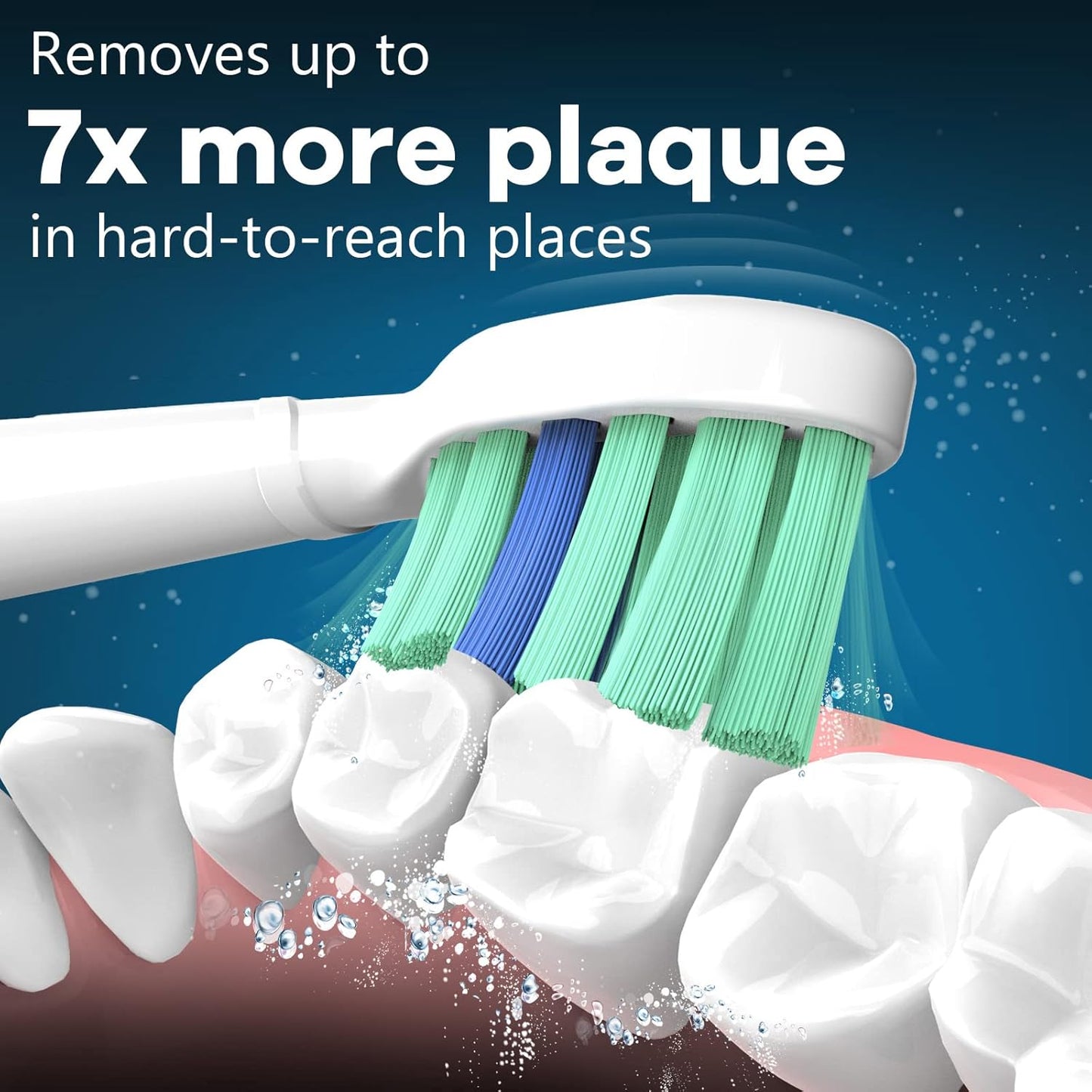 Toptheway Toothbrush Replacement Heads Compatible with Philips Sonicare ProtectiveClean DiamondClean C2 C1 G2 W 4100 5100 5300 Plaque Control, 6 Pack