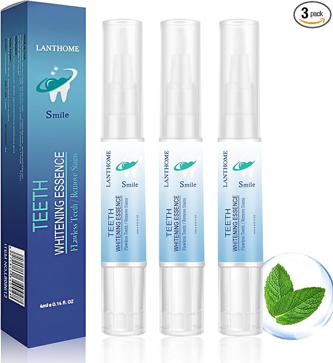 Teeth Whitening Pen, Teeth Whitening Essence Pen, Teeth Whitening Essence, Teeth Whitening Gel, Intensive Teeth Stains Removal, Reduce Teeth Yellowing (3PCS)