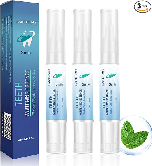 Teeth Whitening Pen, Teeth Whitening Essence Pen, Teeth Whitening Essence, Teeth Whitening Gel, Intensive Teeth Stains Removal, Reduce Teeth Yellowing (3PCS)