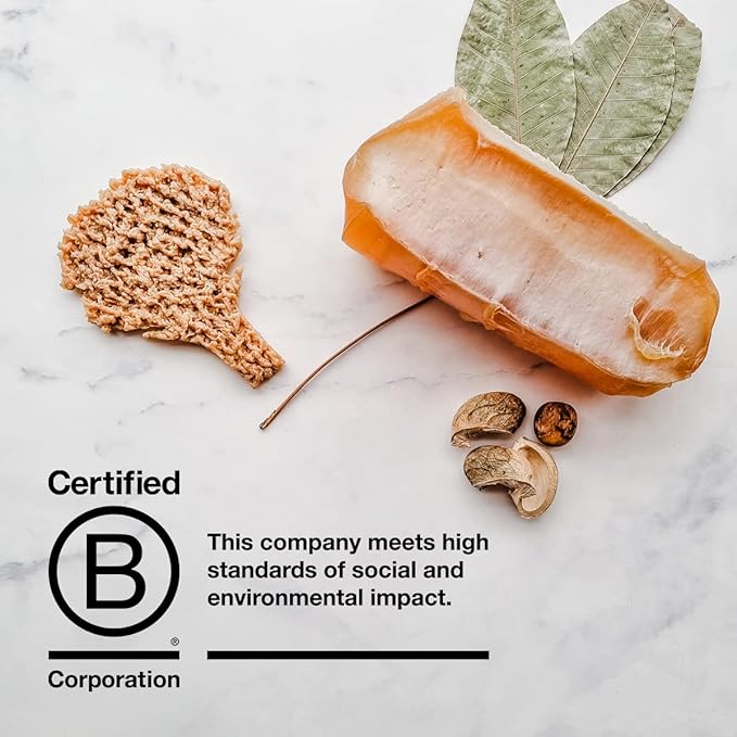 HEVEA Natural Rubber Wave Bath Mat – Square 21x21 in | Non-Slip Shower & Bathtub Mat with 364 Suction Cups, Plastic-Free & Biodegradable (Sand)