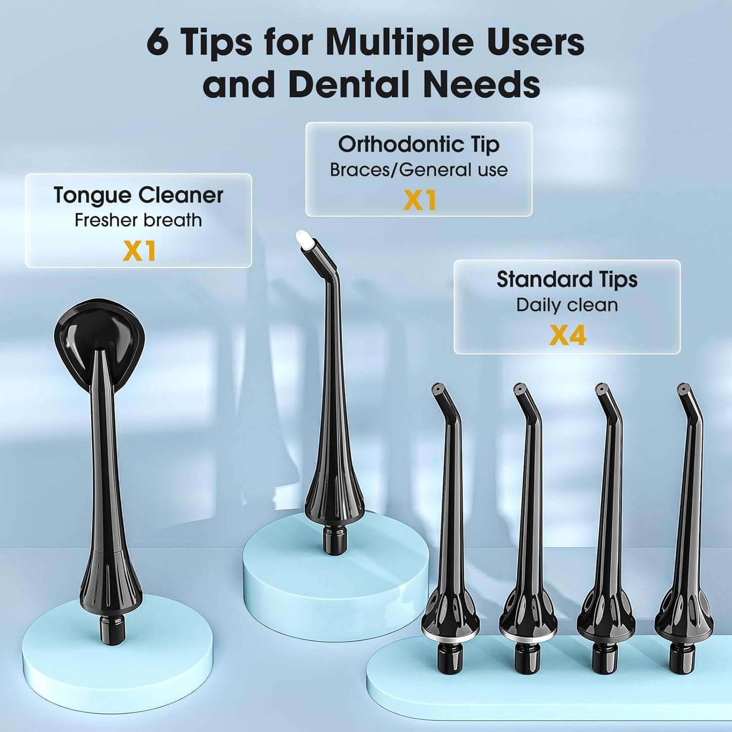 HANGSUN Water Flosser Cordless, Portable Mini Oral Irrigator, Rechargeable Electric Dental Flossers for Braces, Water Teeth Cleaner Pick with 4 Power Modes & IPX7 Waterproof for Home & Travel (HOC660)