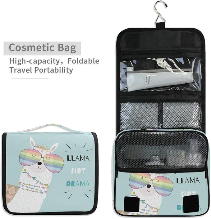 senya Hanging Travel Toiletry Bag Kit Makeup Case Cosmetics Organizer for Men Women