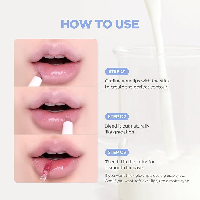 lilybyred Smiley Lip Blending Stick | Korean 3-in-1 Multi-Use Lip Liner, Smooth Creamy Texture, Long-Lasting Matte Finish, Soft Blur Effect, Precision Contour Pencil, 0.028 oz. (05 Smile with Me)