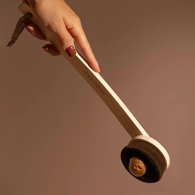 EcoTools Good Tan Self-Tan Back Applicator, Long Handle Back Brush For Controlled Sunless Tanning, Eco Friendly, Vegan & Cruelty Free, 1 Count