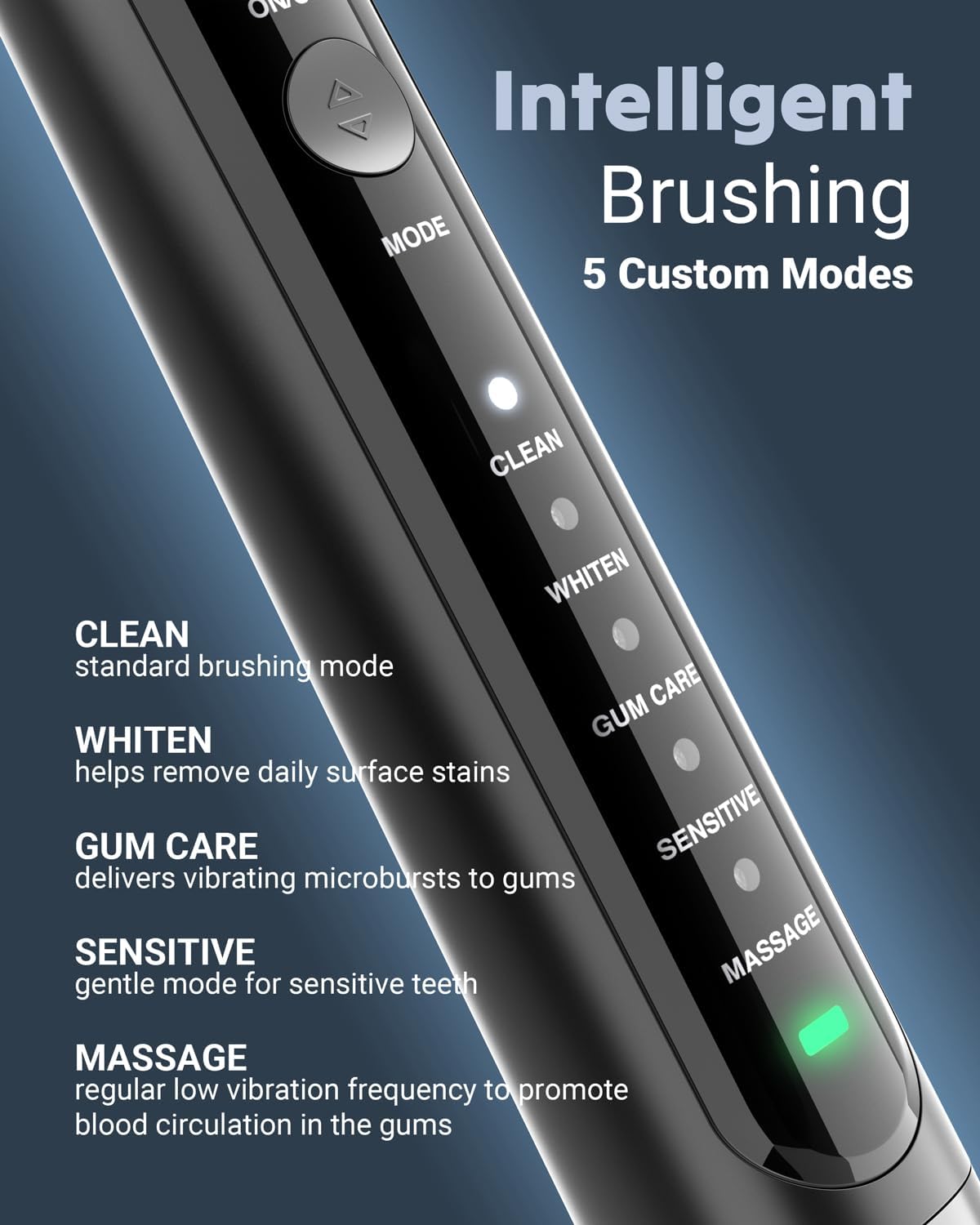 Water Flosser & Electric Toothbrush for Adults Oral Irrigator & Sonic Toothbrush 2-1 Oral Clean Kit (Black)