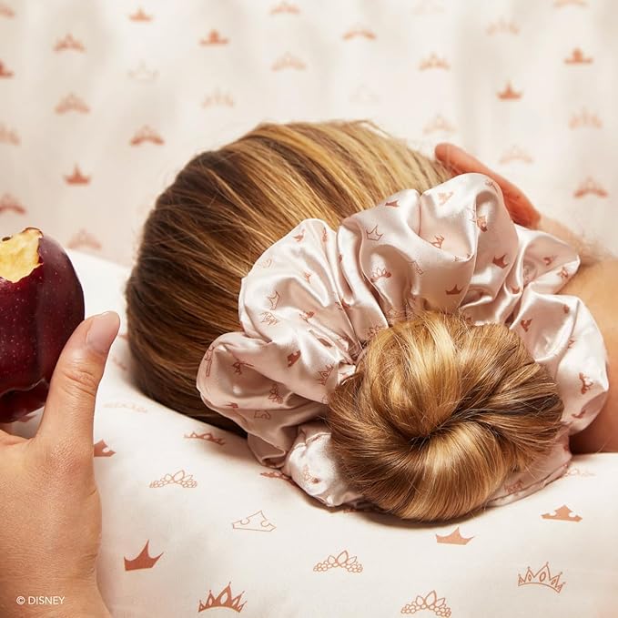 Kitsch & Disney Desert Crown Satin Pillowcase, Softer Than Silk Pillow Cases King, Cooling Pillow Covers, Satin Pillowcase with Zipper for Hair, Skin & Quality Sleep, Wrinkle-Free & Smooth, 19"x36"