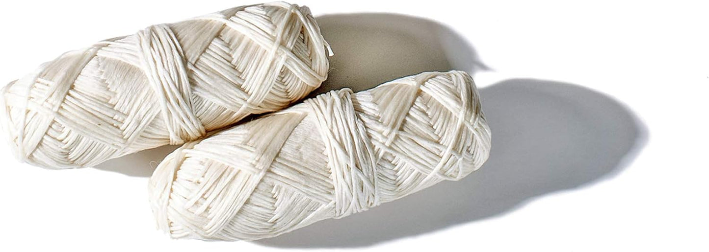 Biodegradable Silk Floss Refill - Earth Friendly, Unflavored, Plastic-Free, Zero-Waste, for Refillable Floss Dispenser, 66 yd (30 m / 33 yd x 2 Spools)