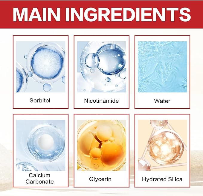 SP-8 Ultra Whitening Probiotics Toothpaste, Fresh Breath Deep Cleaning Care Oral Health.(1Pcs)