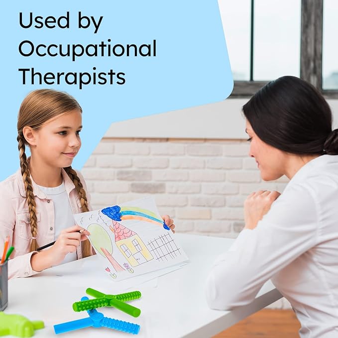 Gafly X’s and Y’s - 5 Pack Sensory Chew Toys for Autistic Children - Chewy Sticks for Sensory Kids - Autism Chew Toys for Toddlers & Kids - BPA-Free Silicone Chew Tubes for Sensory Needs