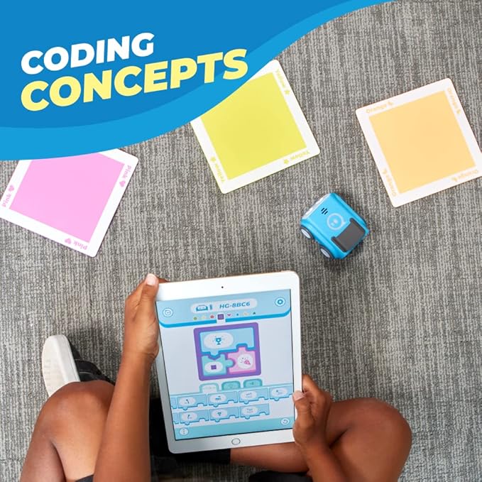 Sphero Indi Student Kit - Screenless Coding Robot for Kids 4+ - Introduce Coding, Computer Science, and AI Literacy Concepts - Solve Puzzles - Create Mazes - Educational STEM Toy