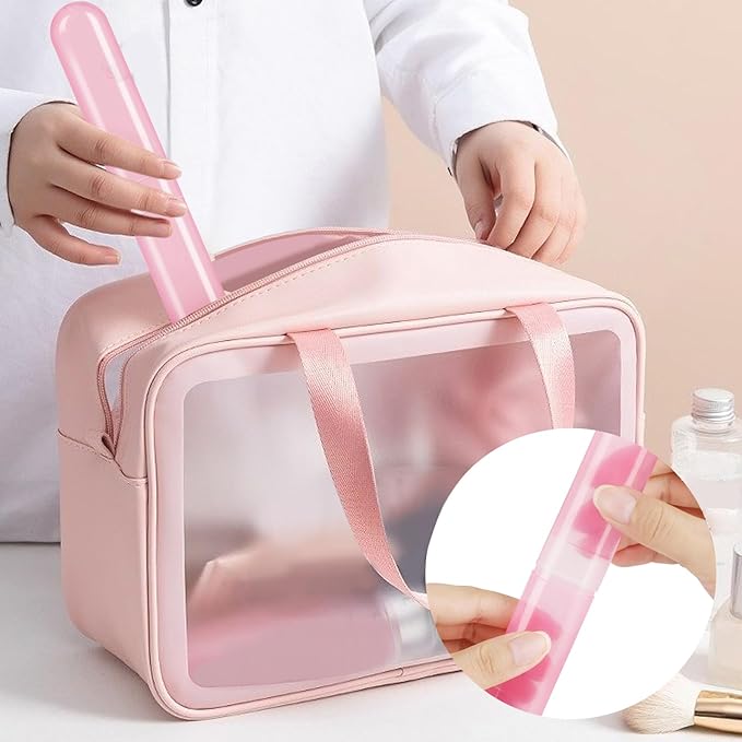 6 Pack Travel Toothbrush Case, Breathable Portable Toothbrush Holder, Plastic Toothbrush Cover Container for Traveling, Bathroom, School, Home, Business, Camping