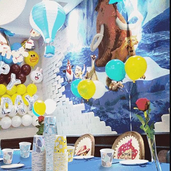 Lamosi 5 oz Paper Cups 300 Pack, Small Paper Cups, 5 oz Disposable Bathroom Cup for Mouthwash, Parties, Picnics and Barbecues