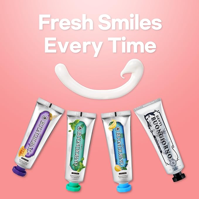 Peach Mint WHITENING Toothpaste (Peach Mint) – Natural Fluoride Korean Toothpaste for Teeth Whitening, Plaque Removal, Strengthens Enamel, Paraben & SLS Free (3.52fl oz / 100g)