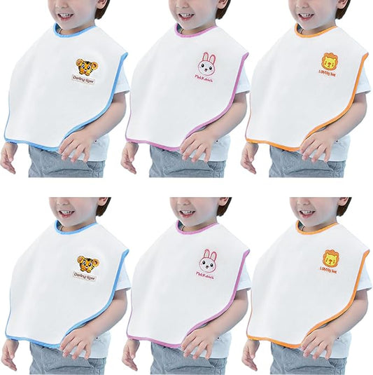 Bibs,Extra large bibs for Toddlers, Towel Bibs,Waterproof and super absorbent.
