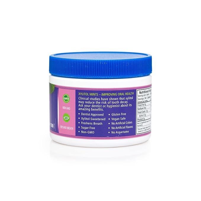 Spry Xylitol Berry Blast Mints Sugar Free Candy - Promote Oral Health, Increase Saliva Production, Stop Bad Breath, Non-GMO, Gluten-Free, 240 Count (Pack of 2)