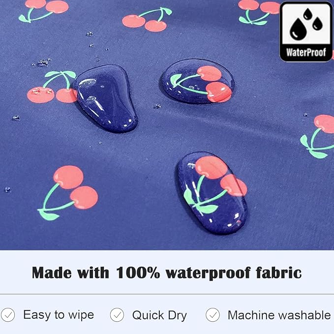 Short Sleeve Waterproof Bib for Toddlers – Easy Clean Feeding Apron for Mealtime, Daycare, Self-Feeding, Lightweight