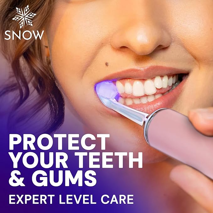 SNOW LED Electric Toothbrush Gen 2 - Rechargeable Electronic Brush for Adults - Sonic Technology w/LED Light Whitening & Cleaning Powered w/Sonic Technology for Oral Routine Coastal Sunset Pink Gen2