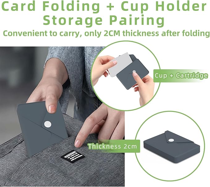 Collapsible Silicone Folding Cup for Camping & Travel – Portable, Leak-Proof, Compact Drinking Cup for Coffee, Water, Hiking – Lightweight & Space-Saving Design