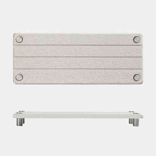 2 Pack Fast Drying Water Absorbing Diatomite Stone Mat Tray for Kitchen & Bathroom Counter - Instant Dry Sink Caddy Organizer - Vanity Holder for Soap and Sponge – Beige Gray 10" x 4"