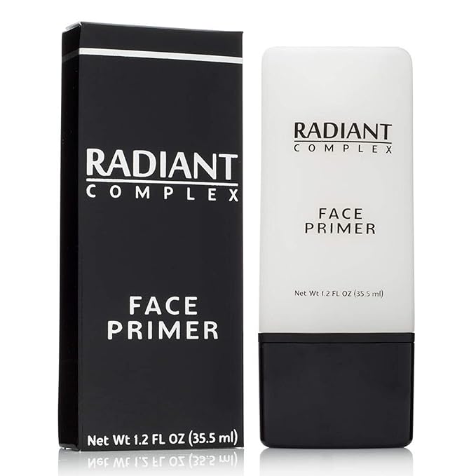 Best Makeup Base: Radiant Complex Face Primer and Pore Minimizer Transforms Your Skin into a Smooth Matte Canvas for Applying Foundation and Make Up, Hiding Fine Lines, Blemishes and Wrinkles 1.2 OZ