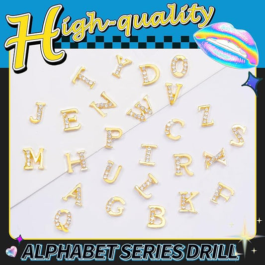 154 Letter pcs Teeth Gem Kit,Tooth Gems for DIY Crystals Teeth Jewelry Kit for Girls Gold Y2K Butterfly Love for Boys Silver (Gold)