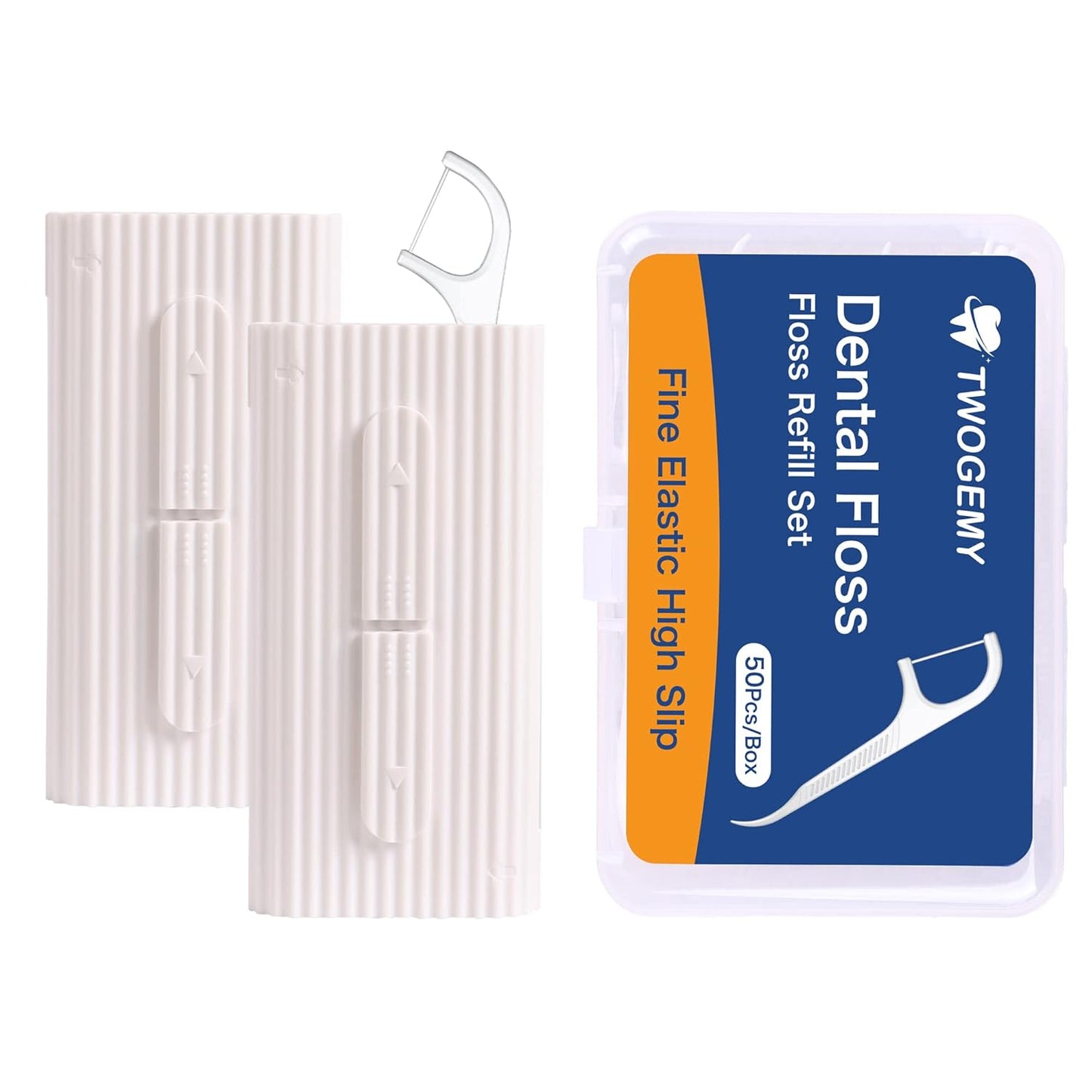 Portable Dental Floss, Portable Travel Floss (White2)