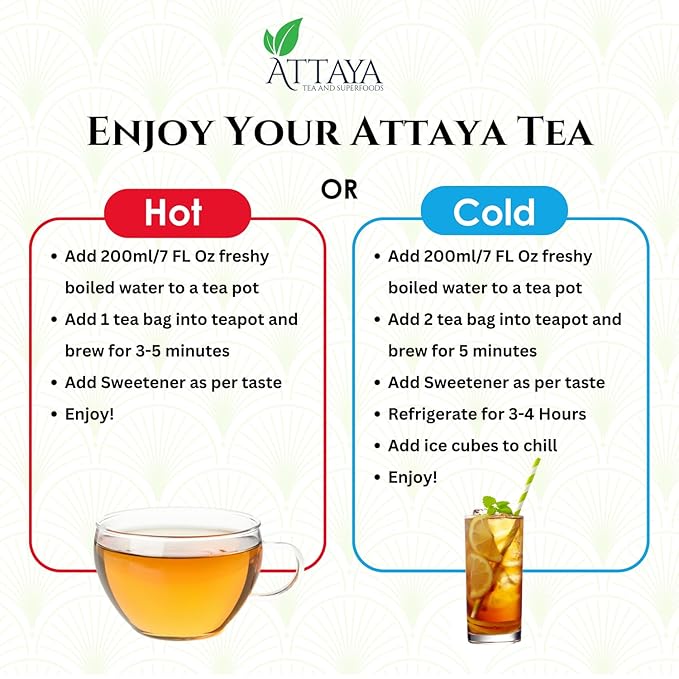 Attaya Moringa Tea Bags 100 Count – Pure Leaf Tea | Caffeine-Free Superfood Herbal Tea | Vegan, Gluten-Free, Sugar-Free | Eco-Conscious, Te de Moringa 100% Natural