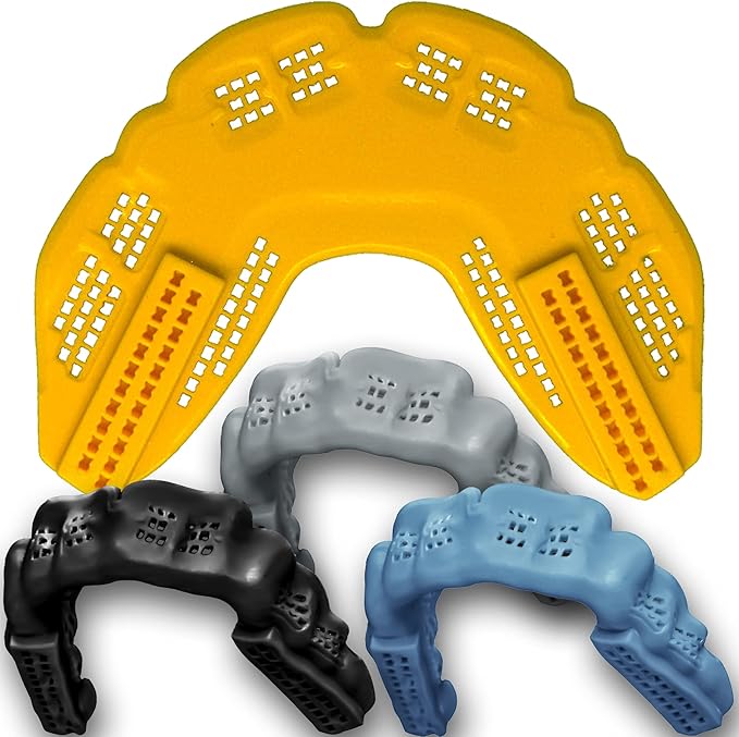 Bulletproof: World’s Thinnest Most Breathable Mouthguard is 3X Stronger! Wrestling Football Basketball MMA Hockey Rugby BJJ Lacrosse Boxing Men Sports Mouth Guard Grinding Teeth Adult Youth Braces