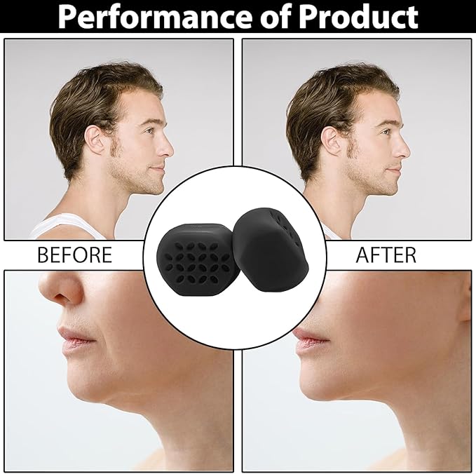 Jaw Exerciser for Men & Women Jawline Exerciser, Jaw Strengthener, Jawline Shaper Facial Fitness Muscle Trainer, Jawline Sculptor Exerciser for Multiple Levels Users