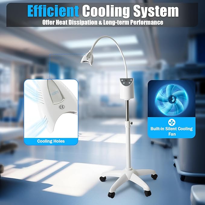 Portable Teeth Whitening Machine with LED Light, Teeth Bleaching Accelerator Light, LED Dental Teeth Whitening Light with Bleaching Accelerator