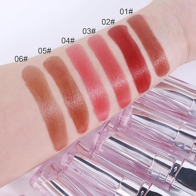 Pink Honey Tinted Lip Stain Lip Balm Lip Gloss Lipstick, Sheer Hydrating Lip Stains Tint, Moisturizing Lip Color for All Skin Tones, Nourishing Lip Balm with a Hint of Natural Black Cherry Tint (Pink)
