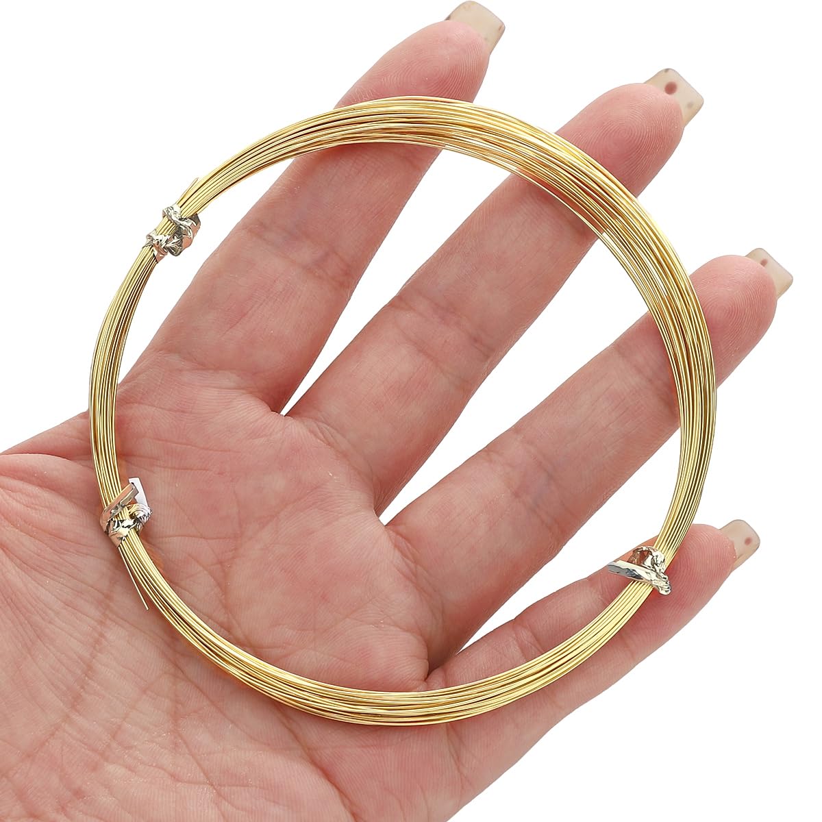 14K Gold Plated Wire 0.4mm 10 Meters Bead Cord for Bracelet Necklace Charm Beading Jewelry Making Findings