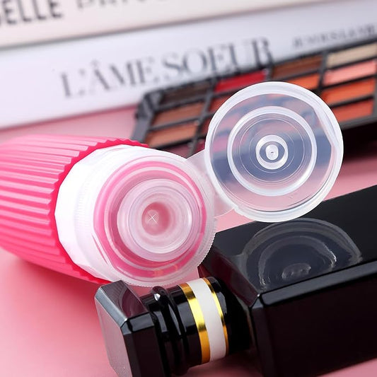 Travel Bottles for Toiletries, Tsa Approved 3oz Portable Travel Bottles, BPA Free Leak Proof Squeezable Silicone Travel Size Containers, Travel Accessories with Clear Toiletry Bag (4 Pack)