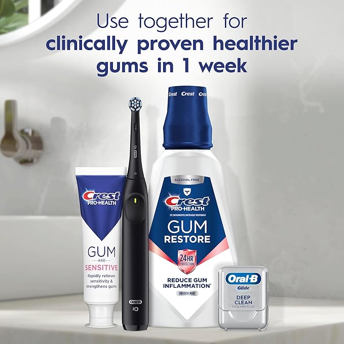 Crest Sensitive and Gum Toothpaste 4.8 oz (3 Pack), Relieves Sensitivity, Strengthens Gums, Anticavity, Clinically Proven, Antibacterial Toothpaste