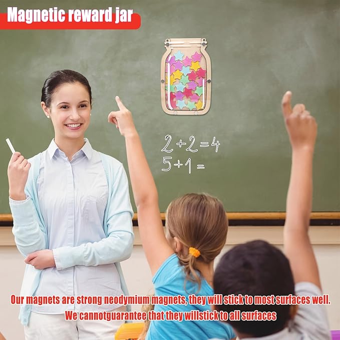 Magnetic Reward Jar,Personalized Reward Jar,Classroom Reward Jar,Kids Reward Jar