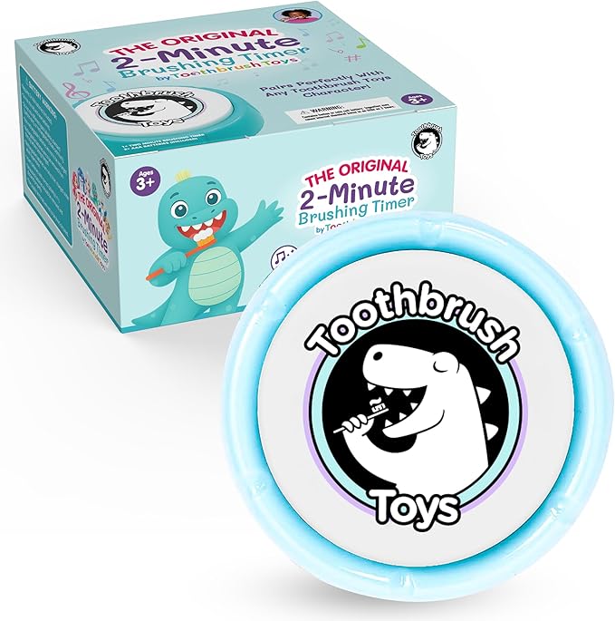 Toothbrush Timer for Kids - Musical 2 Minutes Light Up Timer, Portable and Fun for Toddlers Teeth Brushing