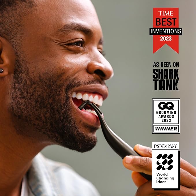 FLAUS Electric Flosser (Oprah's List, Shark Tank) 3 Speeds + 45 Refill Heads (Gentle Gliding Floss for Sensitive Gums) Water Flosser Alternative, Dentist Recommended Tooth Flossers Dental Floss Picks