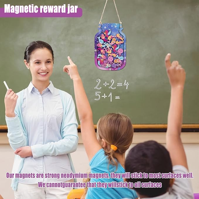 Magnetic Reward Jar,Personalized Reward Jar,Classroom Reward Jar,Kids Reward Jar