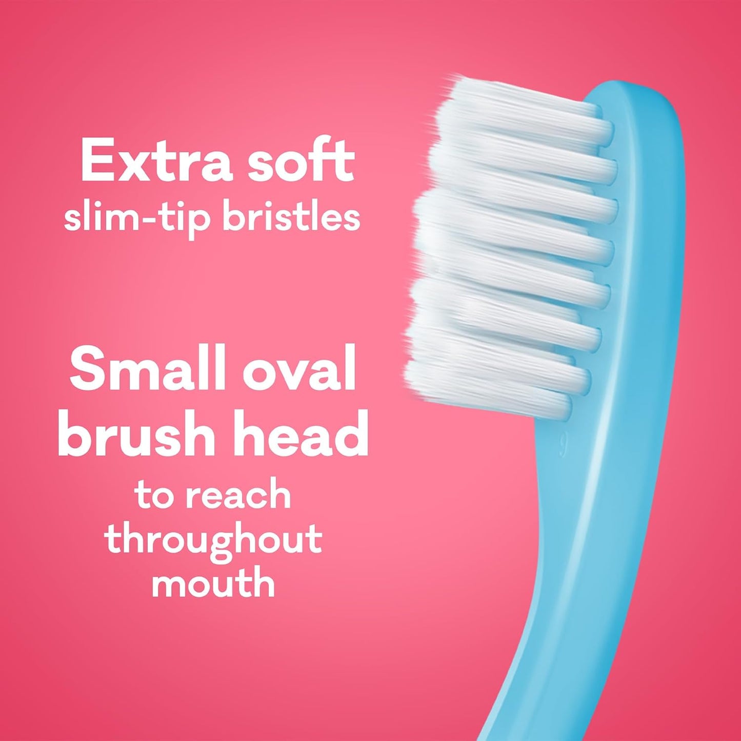 Grin Kids 100% Recycled Toothbrush, Extra Soft, 4 Count, Pink, Gentle Care for Baby and Toddler Teeth