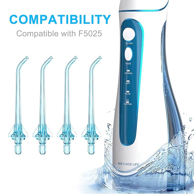 Replacement Tips for Oralfree Nicwell Water Flosser, Water Flosser Replacement Heads Oral Irrigator Jet Tip