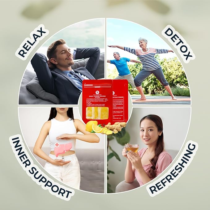 Pure Ginger Tea Bags with Celastrus Hindsii - 55 Count (+5 Tea Bags) - 5.15 oz, Re-Steep Herbal Tea Blend, Corn Based Bags, Bamboo Tong Include, No Sugar Added, Natural Ginger Tea