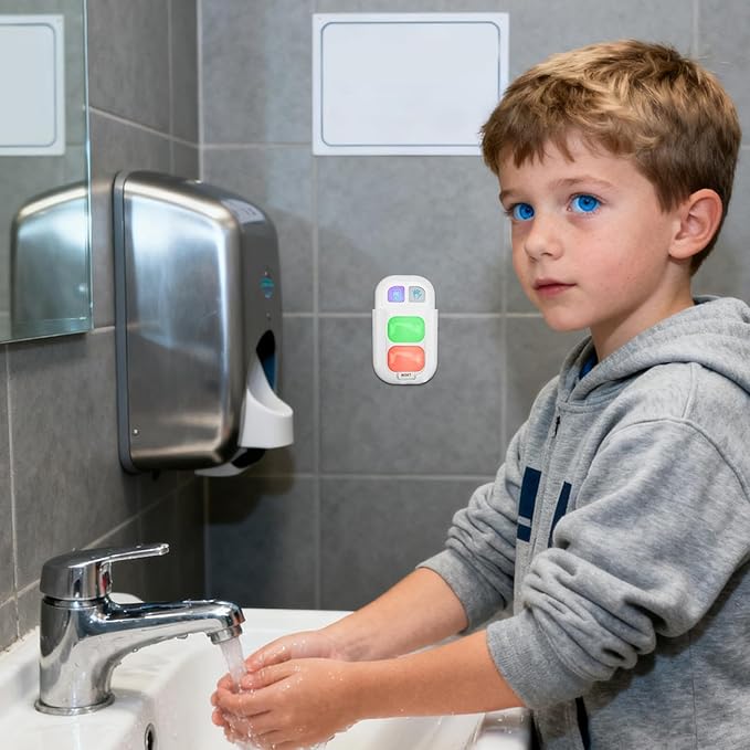 Brushing Timer for Kids – 20-Second Hand Wash Countdown, Bathroom Hygiene Training Accessory, Fun Timer for Teeth Brushing and Hand Washing, Suitable for Home, Apartment, School, Kitchen