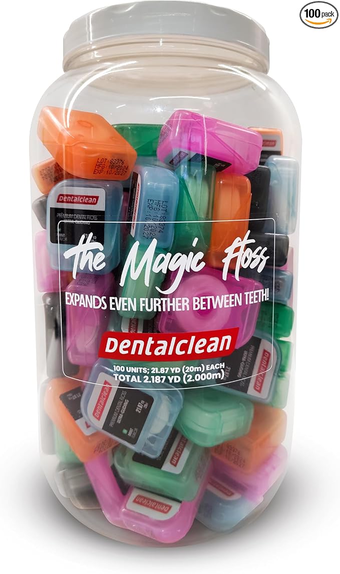 Helice Bow Dental Floss – Ultra-Gliding – Fresher Breath – 100 Count