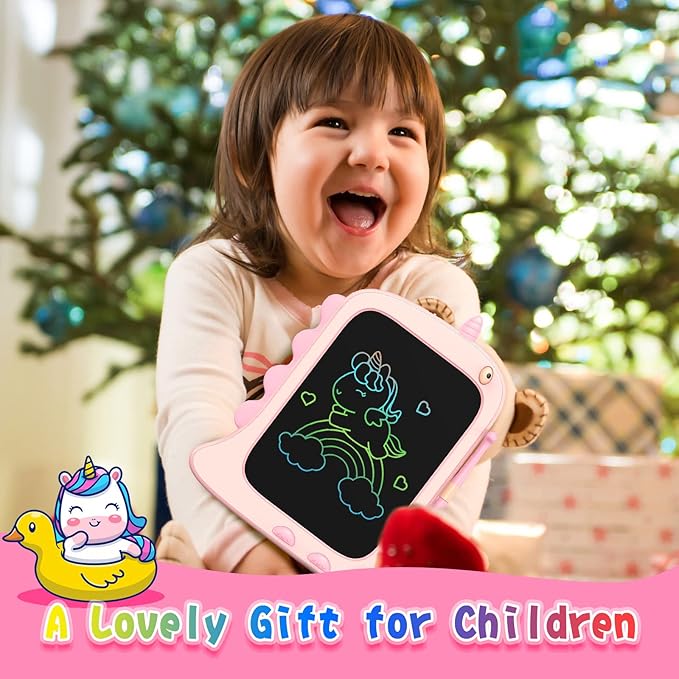 ORSEN 8.5 Inch LCD Doodle Board Tablet for Girls - Unicorn Drawing Pad for Kids 2-7 Years Old - Travel Toy Birthday Gift