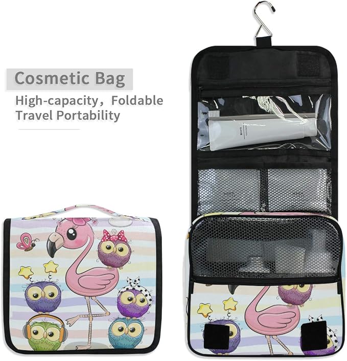 senya Hanging Travel Toiletry Bag Kit Makeup Case Cosmetics Organizer for Men Women