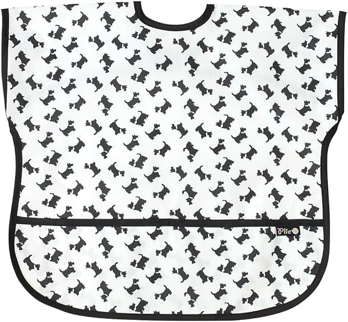 Short Sleeve Waterproof Bib for Toddlers – Easy Clean Feeding Apron for Mealtime, Daycare, Self-Feeding, Lightweight