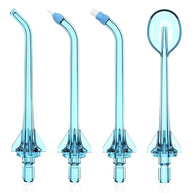Water Flosser Tip Replacement Heads Oral Irrigator Refill Heads Jet Tips,Only Compatible COSLUS C20 (F5020E), E40 (WFP14), C31 (F5023), C50, and C51 Water Flosser(Blue)
